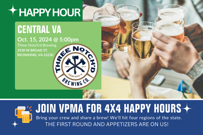 VPMA 4 x 4 Happy Hour Central